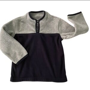 OshKosh B'gosh Gray and Navy Blue Boys Sweatshirt